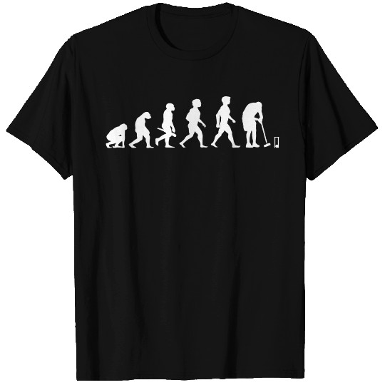Evolution Croquet Crocket Player Game Sports T Shirts