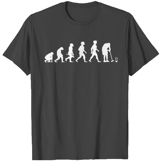 Evolution Croquet Crocket Player Game Sports T Shirts