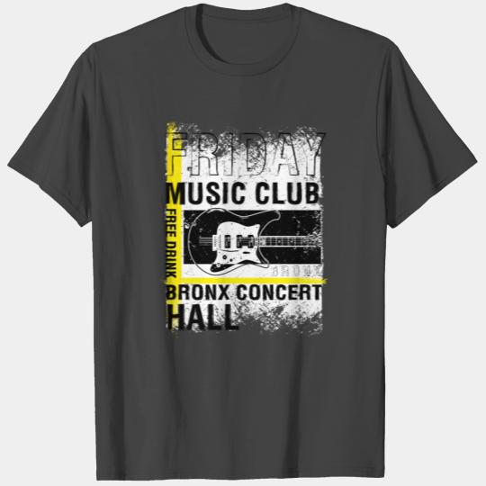 Friday Music Club Bronx Concert Hall Logo Symbol T Shirts