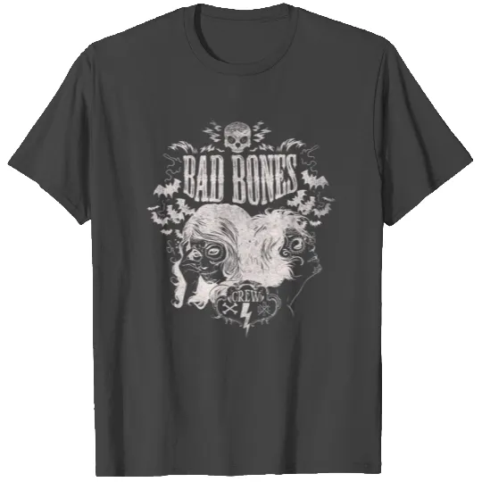 Crew The sugar skull bad bones skull heads T Shirts