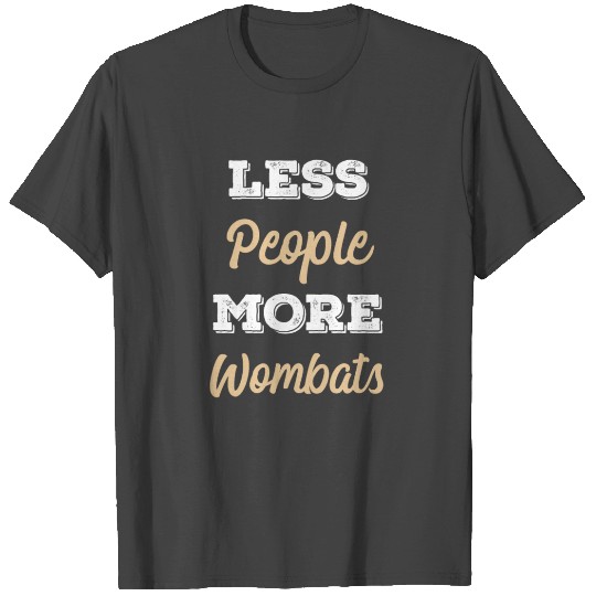 wombat animal gift idea T Shirts
