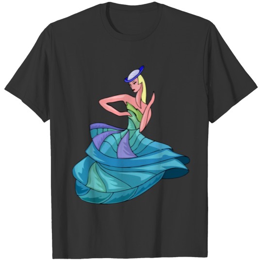 abstract dance T-shirt