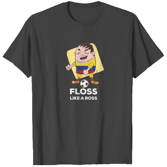 Colombia Soccer Futbol Floss Like A Boss T Shirts