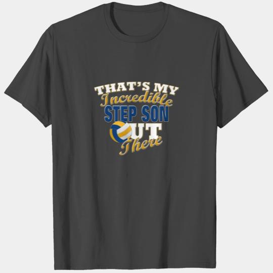 Volleyball Step Son, Dad & Mom Gift T Shirts