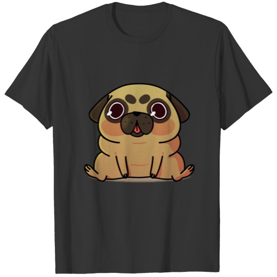 Funny pug cartoon collection 1 T-shirt