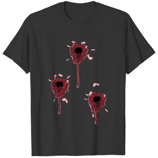 Gangster badass Blood Decals T Shirts