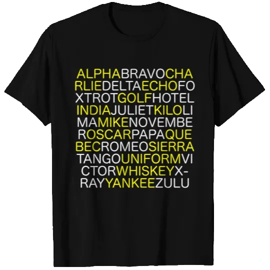 Nato-Alphabet T Shirts