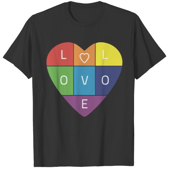 Rainbow Heart T-shirt