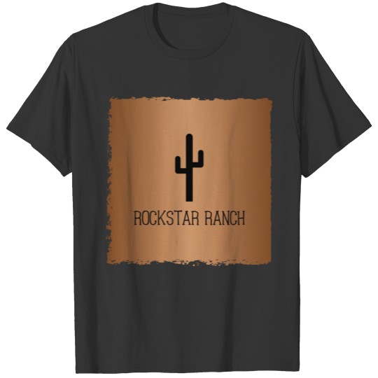 Rockstar Ranch Rose Gold T Shirts