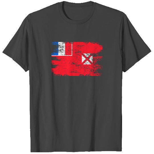 Wallis Futuna T Shirts Gift Country Flag Patriotic Travel Oceania Light