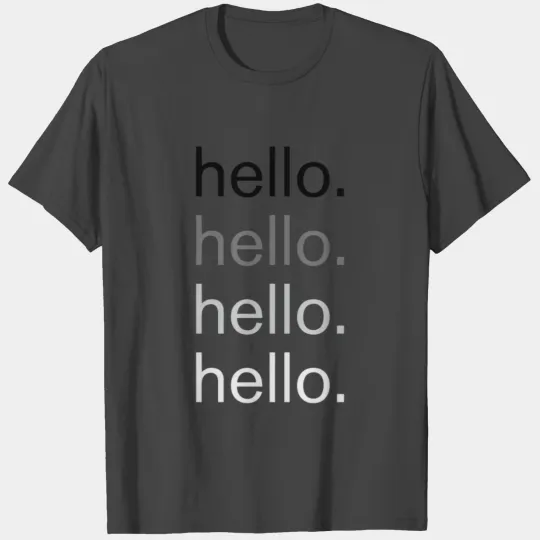 Hello Kurt Cobain Style T Shirts Gift