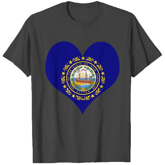 Heart New Hampshire Love country America USA gift T Shirts