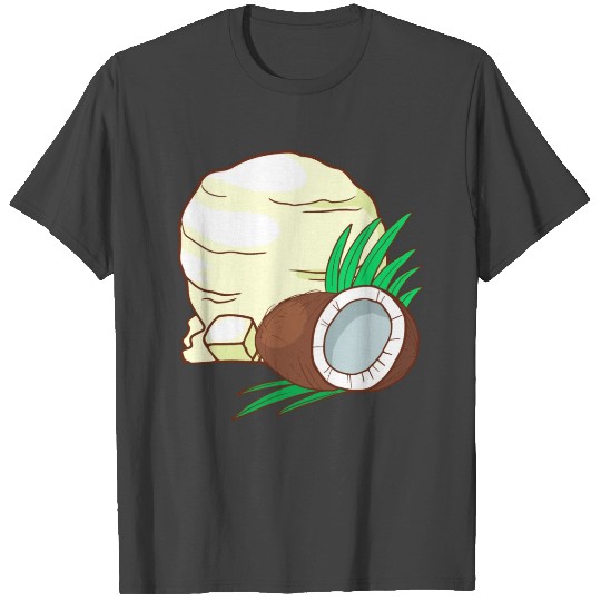 Coconut Icecream Gelato Sundae Summer Sherbet Food T Shirts