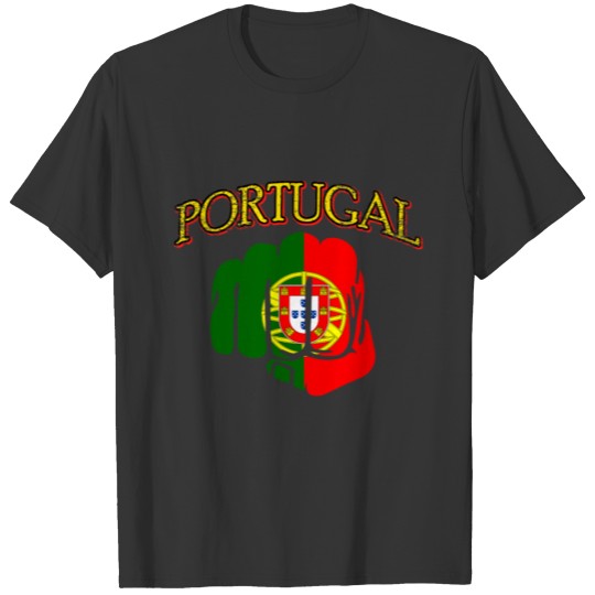 portugal handmade flag gift tees T-shirt
