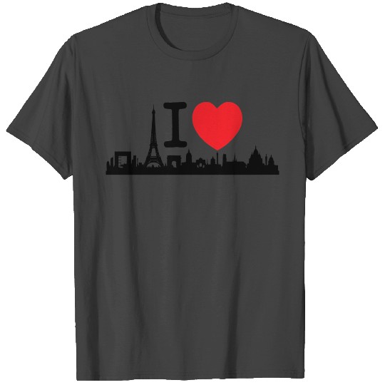 i love paris T Shirts