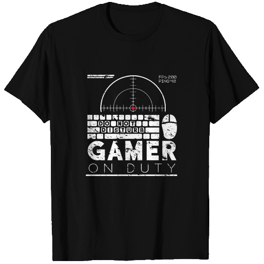 Do not Disturb Gamer Gift T Shirts