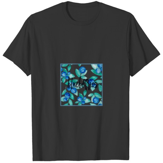 Fresh Fruit Blueberries Nature Art Gift Idea T-shirt