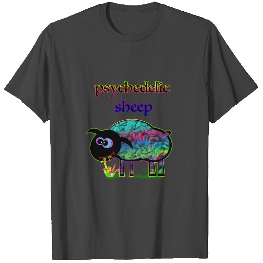 Psychedelic sheep T Shirts