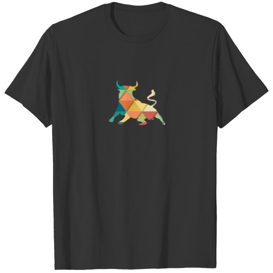 bull present gift grafik mandala style T-shirt