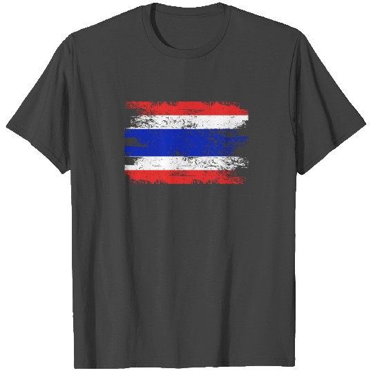 Thailand T Shirts Gift Country Flag Patriotic Travel Asia Light