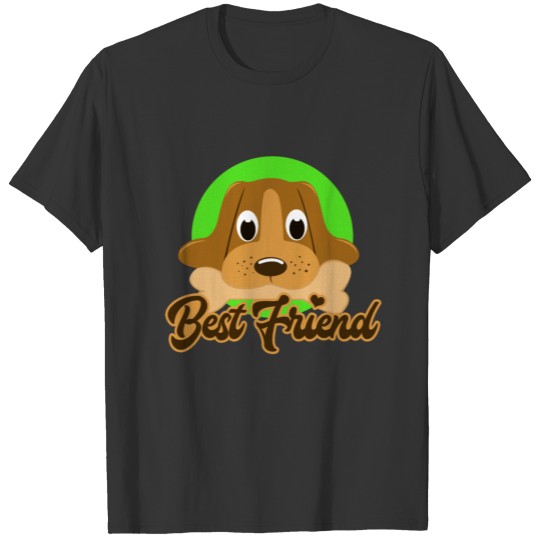 best friends dog kids animals friendship T-shirt