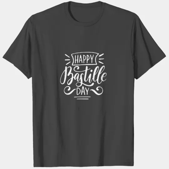 Happy Bastille Day -white- Best Selling Design T Shirts