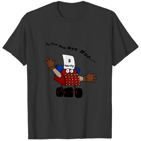 Super Fly Typewriter Guy T-shirt