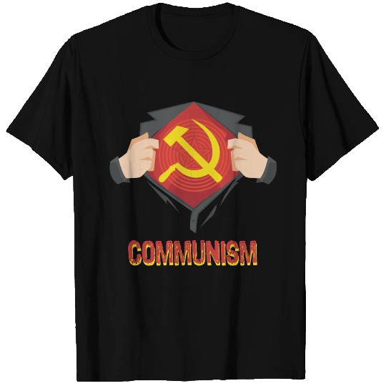 Communism Superhero Hammer Sickle Red USSR - Gift T Shirts