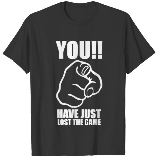 You Have Just Lost The Game Funny Computer Interne T Shirts