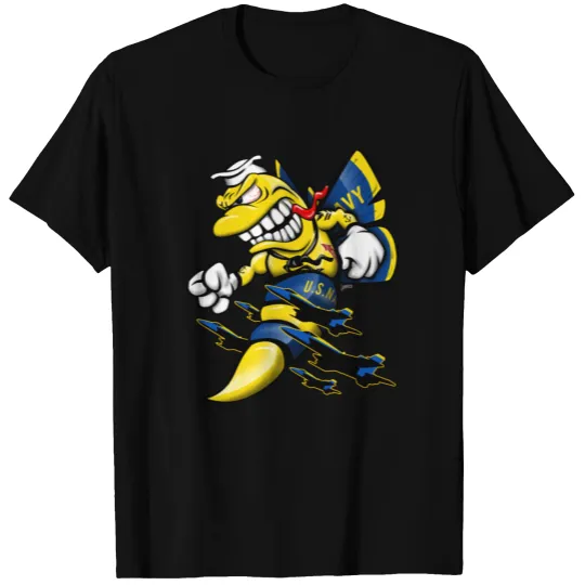 Cartoon Blue Angels F/A-18 Hornet T Shirts