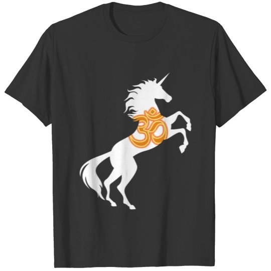 Unicorn Om Symbol T-Shirt Sacred Sound Magical T-shirt