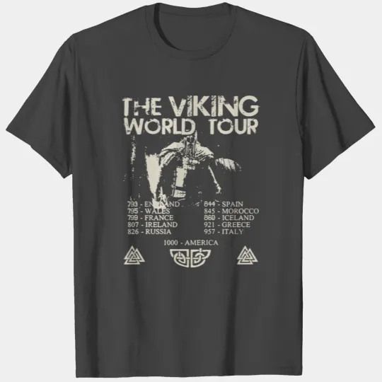 the viking world tour viking T Shirts