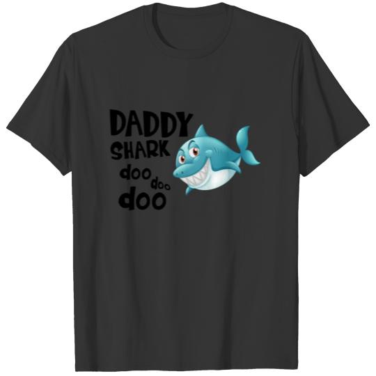daddy shark doo doo doo t shirt T-shirt