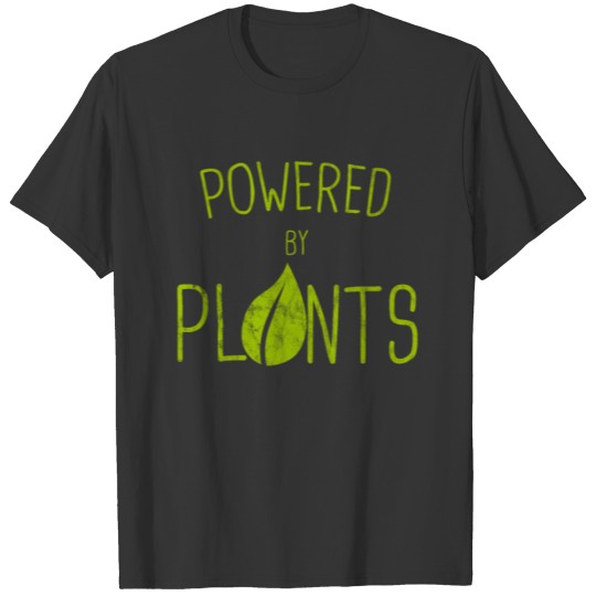 Vegan - Powered By Plants T Shirts
