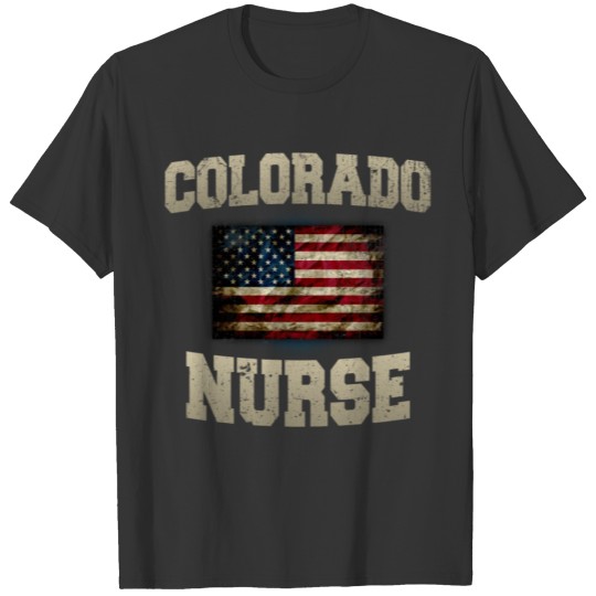 Colorado nurse gift shirt fun unique awesome nursing design T-shirt