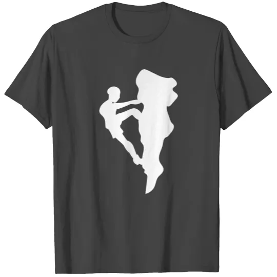 Rock Climbing Climber Mountains T Shirts