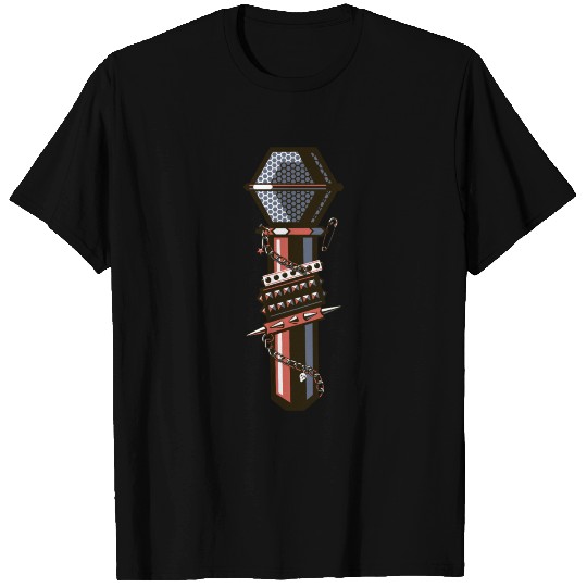 Rock microphone T Shirts
