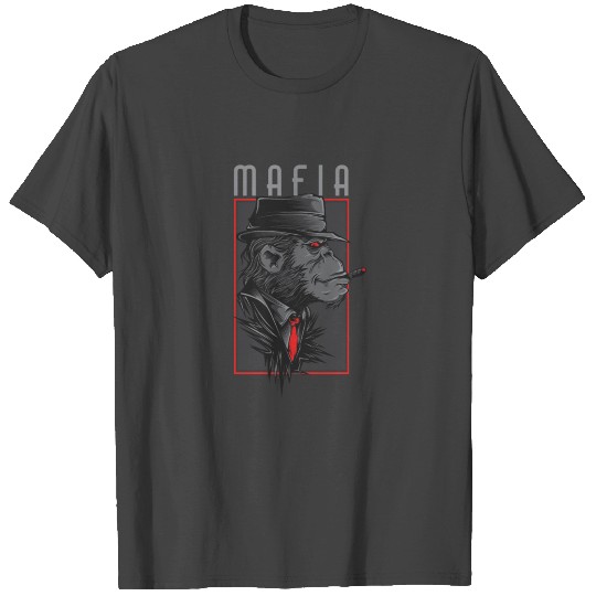 Gangster Monkey, Mafia Monkey, Monkey Business T Shirts