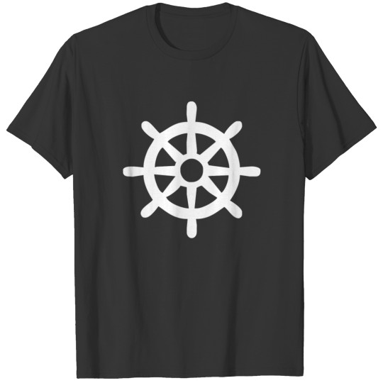 Steering Wheel Sail Boat T Shirts