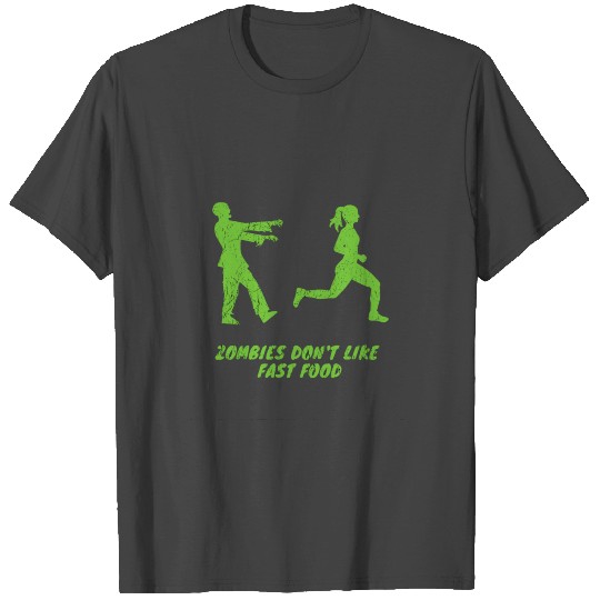 Funny Spooky Zombie Halloween Run for your Life T Shirts