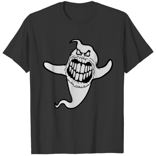 evil dangerous ghost ghost laugh cute cute cheeky T-shirt