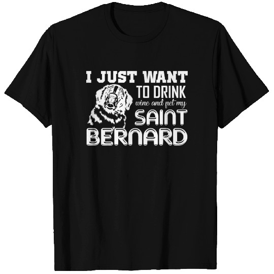 Pet My Saint Bernard T Shirts