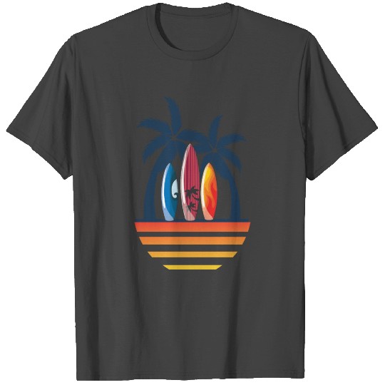 summer sun beach holiday lake sea gift idea T Shirts