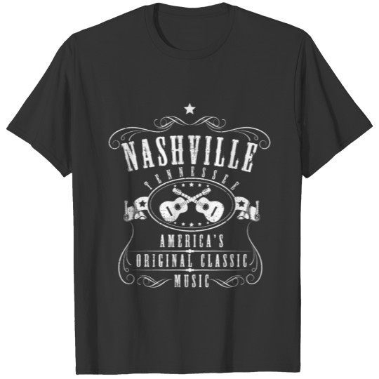 Nashville Tennesee Country Music Vintage Gift T-shirt