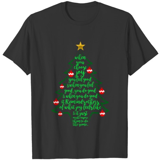 Christmas Tree Poem - Christmas Family T Shirts