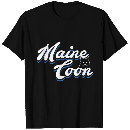 maine coon - cute cat gift idea T Shirts