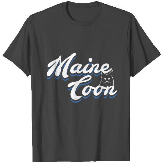 maine coon - cute cat gift idea T Shirts