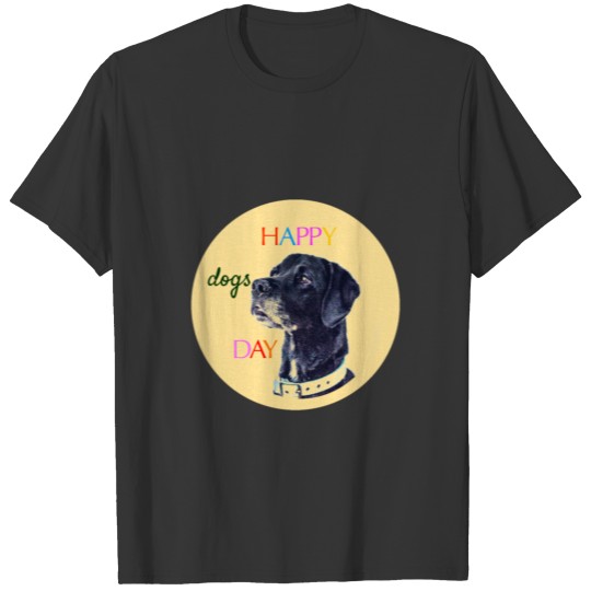 happy dog day T Shirts
