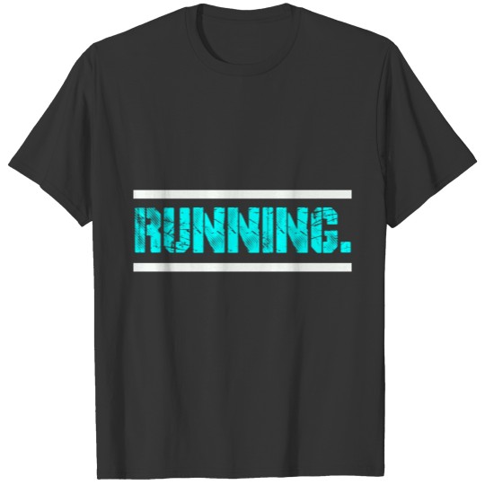 Running blue T Shirts
