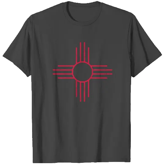 New Mexico State Flag Zia Symbol T Shirts